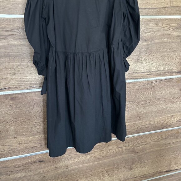 Elzinga Black Cotton Painter Dress - Size Small - Fits TU - Picture 10 of 13